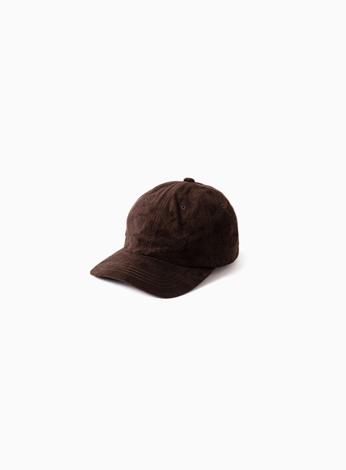 SUEDE CAP (BROWN)