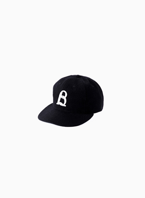 EBBETS FIELD X BROWNYARD VINTAGE BASEBALL CAP (BLACK)
