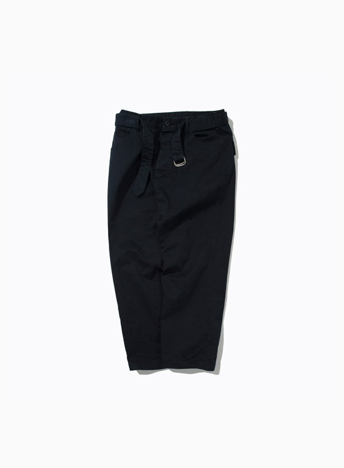 BELTED FATIGUE PANTS (NAVY)