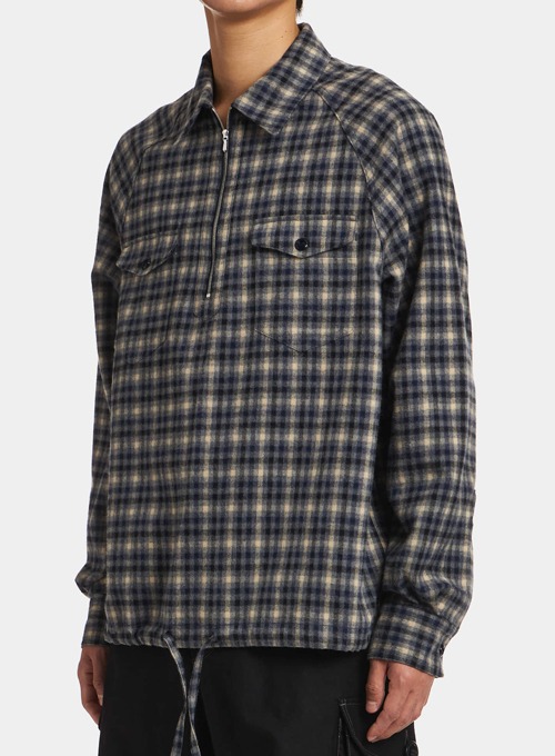 SCOUT PULLOVER (NAVY GINGHAMCHECK)