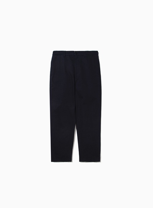 WASHED TAPERED PANTS (NAVY)